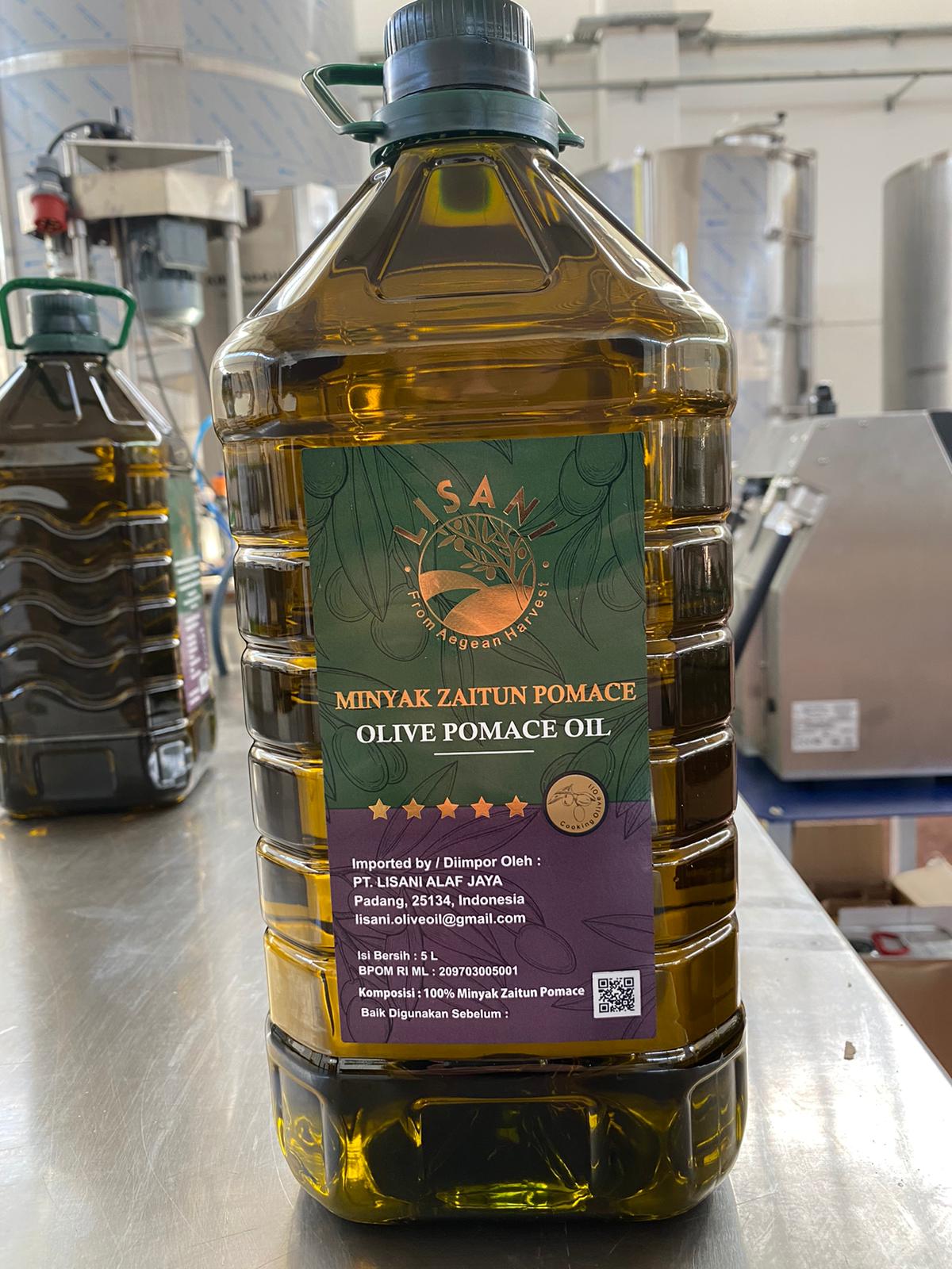 Olive Pomace Oil (5 Liter PET Bottle)